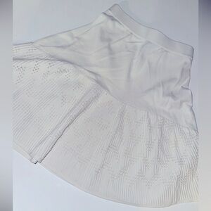& Other Stories Aline laser cut White Skirt